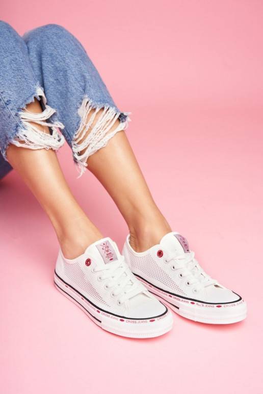 Women's Sneakers Cross Jeans White FF2R4016C Women's Sneakers Cross Jeans White FF2R4016C
