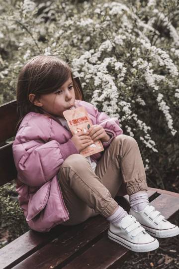 copy of Children's Leather Sneakers With Velcro White Foster 2