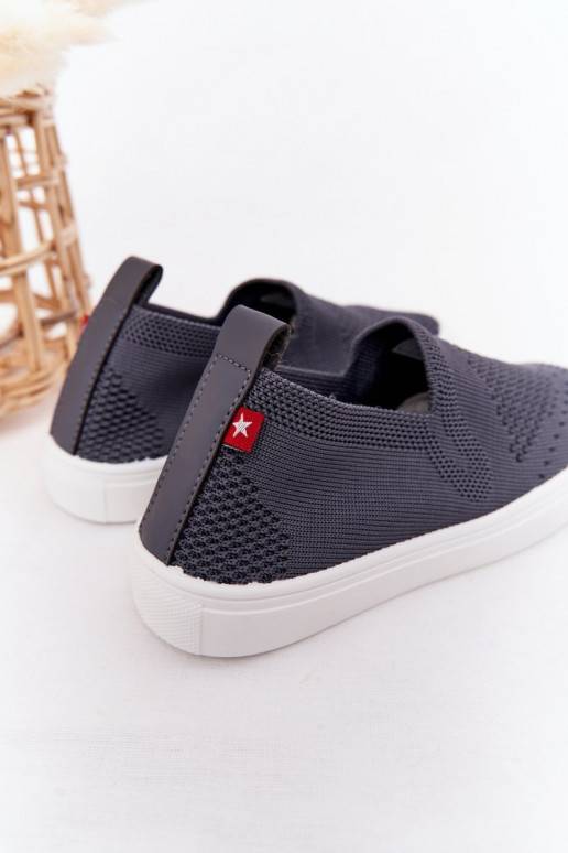 copy of Children s Slip On Sneakers Big Star HH374104 Grey