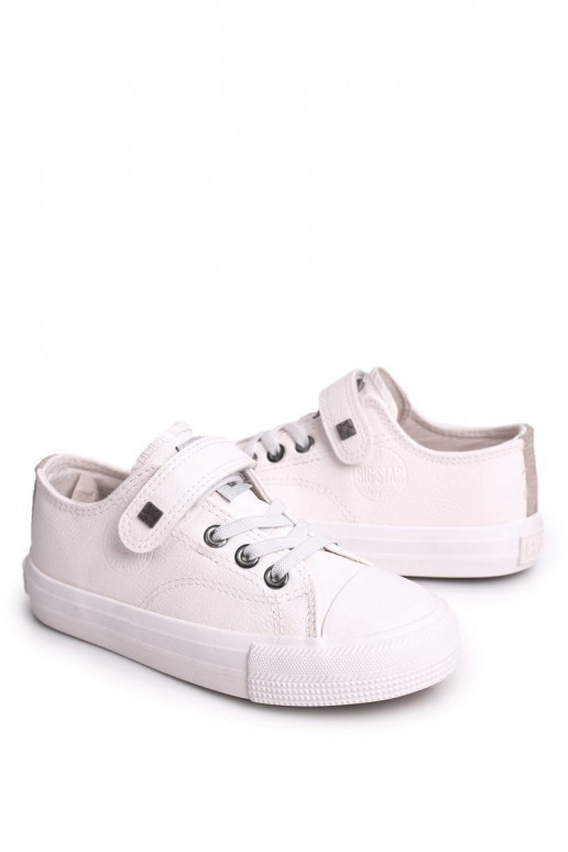 Children's Leather Sneakers BIG STAR EE374035 White Children's Leather Sneakers BIG STAR EE374035 White