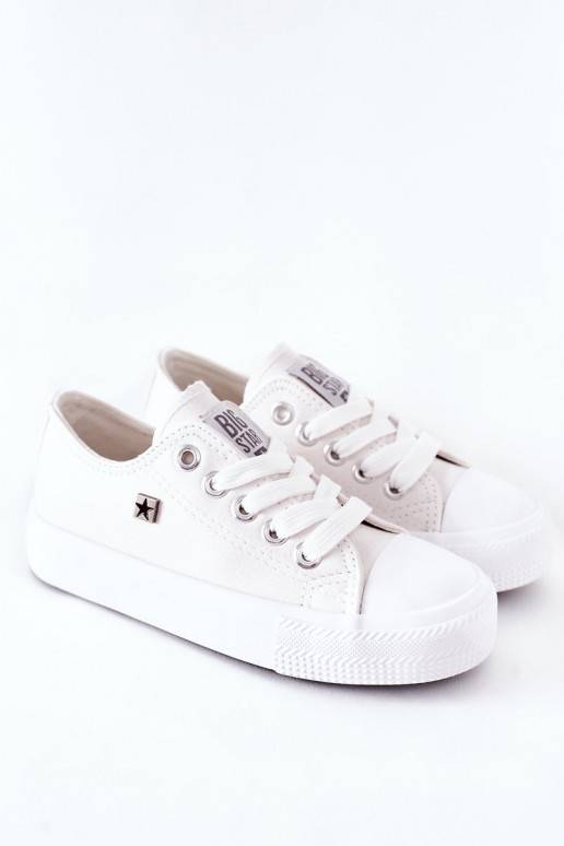 Children's Leather Sneakers BIG STAR FF374300 White Children's Leather Sneakers BIG STAR FF374300 White