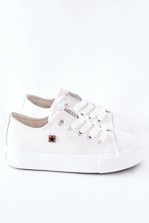 Children's Leather Sneakers BIG STAR FF374300 White Children's Leather Sneakers BIG STAR FF374300 White