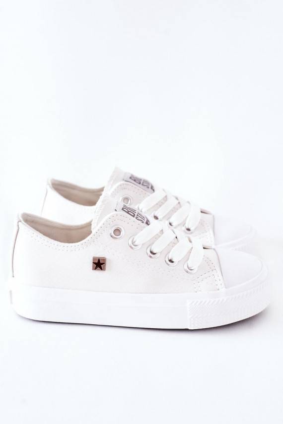 Children's Leather Sneakers BIG STAR FF374300 White