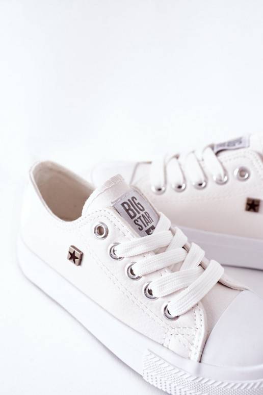 Children's Leather Sneakers BIG STAR FF374300 White Children's Leather Sneakers BIG STAR FF374300 White