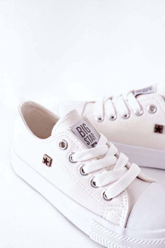 Children's Leather Sneakers BIG STAR FF374300 White