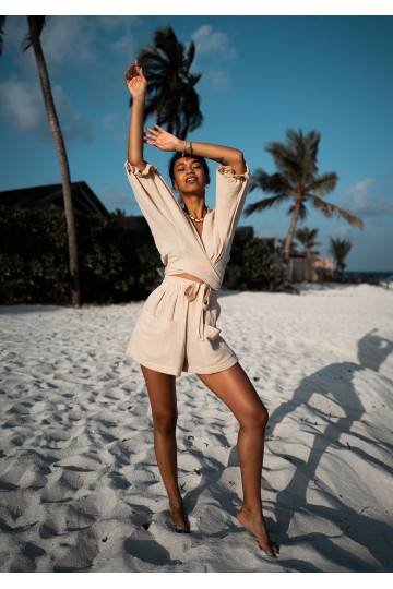 Omazi - Beige muslin top 2