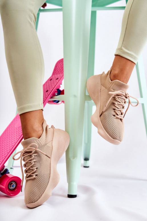 Slip-On Women's Sport Shoes Beige Dalmiro 