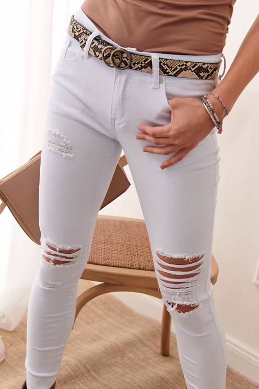 White jeans