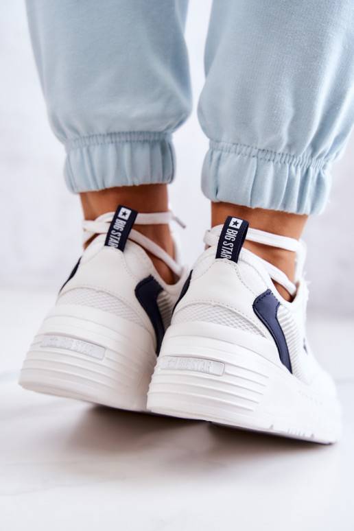 Fashionable Sneakers Sport Shoes Big Star JJ274596 White Fashionable Sneakers Sport Shoes Big Star JJ274596 White