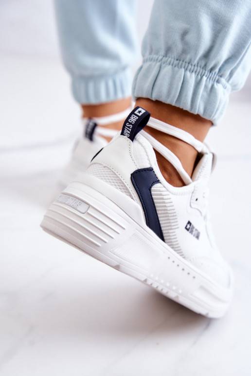 Fashionable Sneakers Sport Shoes Big Star JJ274596 White Fashionable Sneakers Sport Shoes Big Star JJ274596 White