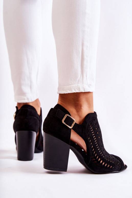 Women s Boots with cut suede spring Black Beyond Us Women s Boots with cut suede spring Black Beyond Us