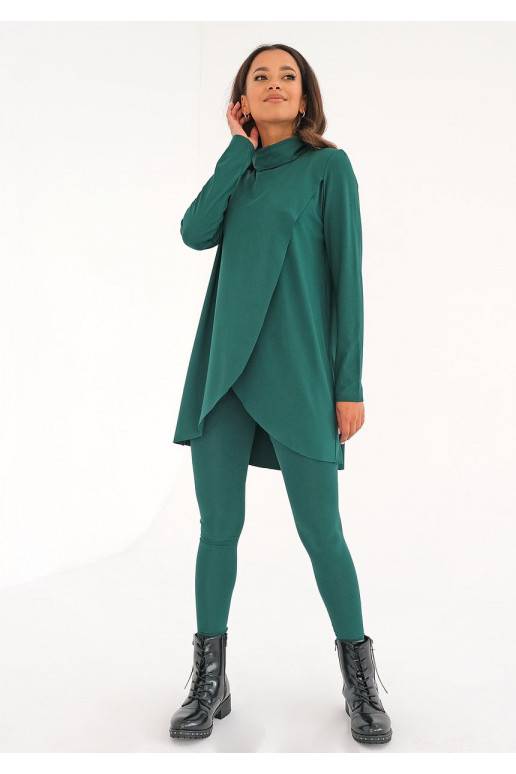 Green rayon leggings