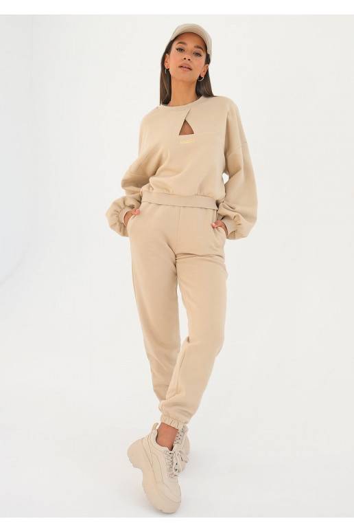 Loose - sand beige loose fit sweatpants