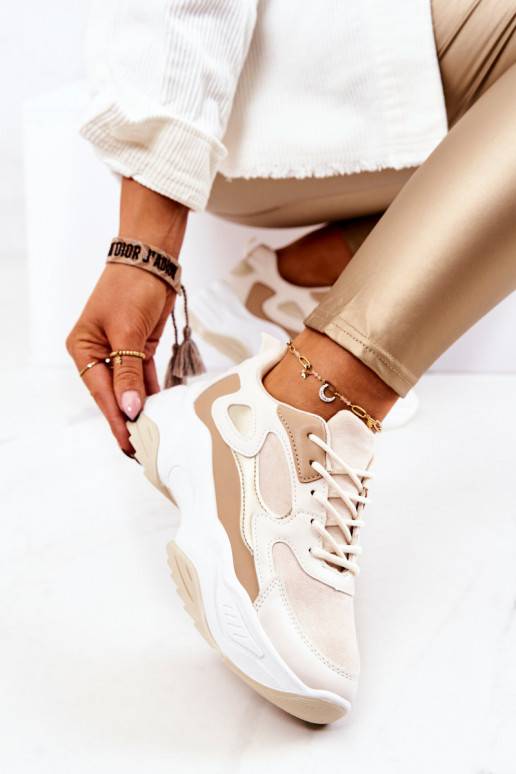 Sports Shoes Sneakers Beige Retroque Sports Shoes Sneakers Beige Retroque