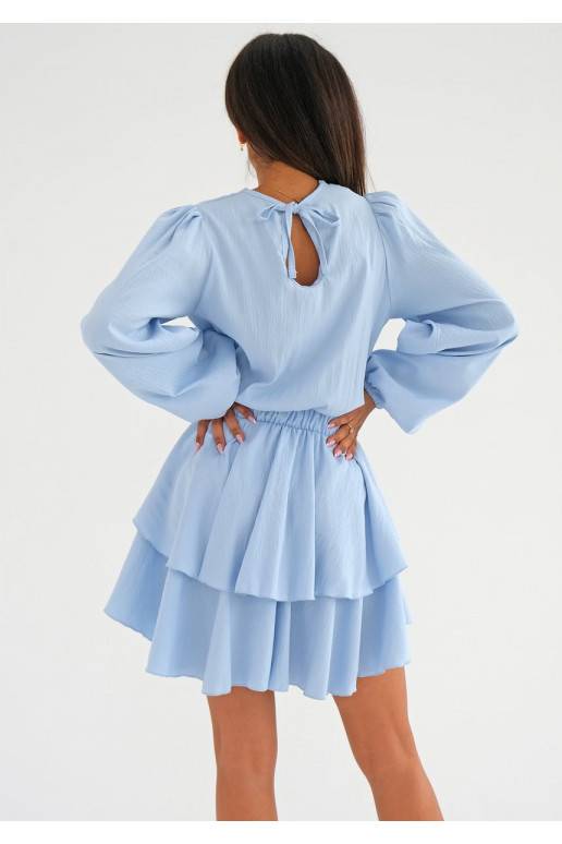 Mia - light blue boho mini dress Mia - light blue boho mini dress