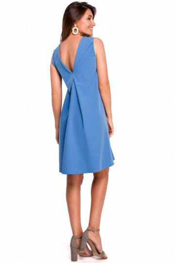 Žydros spalvos suknelė iš... 2