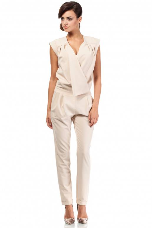 Smėlio spalvos kombinezonas iš Moe