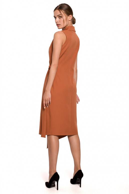 Rudos spalvos suknelė iš Style