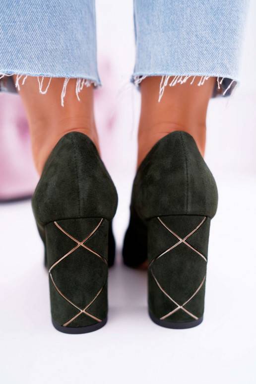 Women's Pumps Maciejka Suede Olive Laura Messi 2050 Tiffany Women's Pumps Maciejka Suede Olive Laura Messi 2050 Tiffany