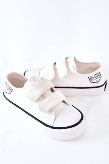 Children's Sneakers With Velcro Big Star FF374061 White 2