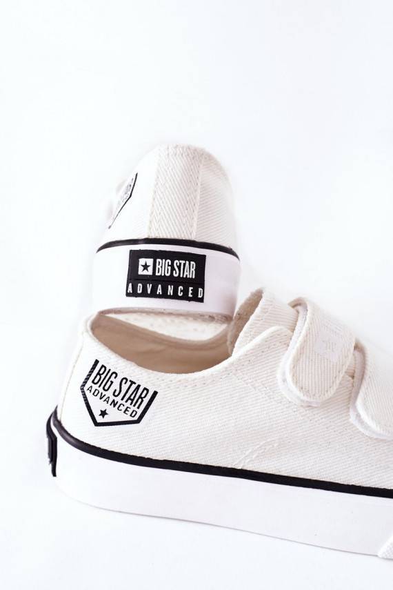 Children's Sneakers With Velcro Big Star FF374061 White