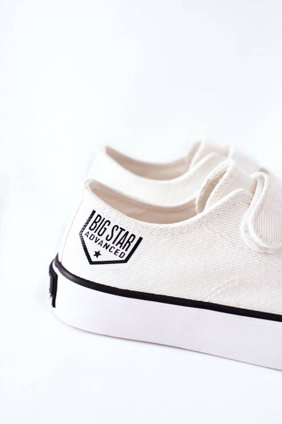 Children's Sneakers With Velcro Big Star FF374061 White