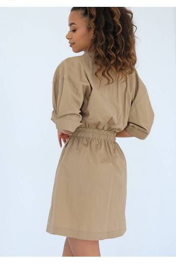 Alba - Beige mini dress 2