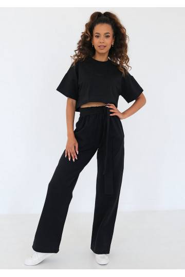 Sky - Black short T-shirt 2