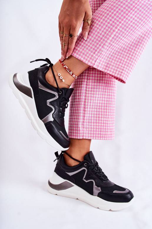 Women's Fashionable Sneakers Black Allie
