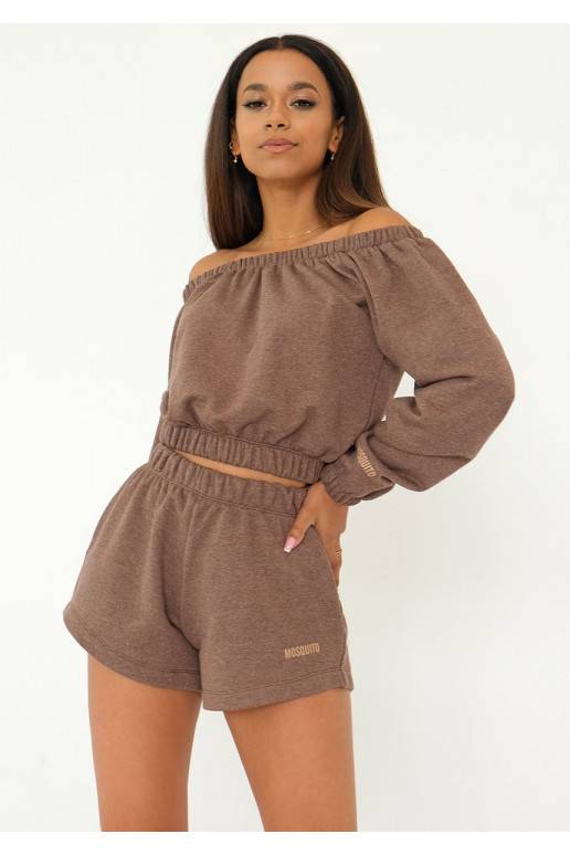 Roca - Melange cacao brown top Roca - Melange cacao brown top