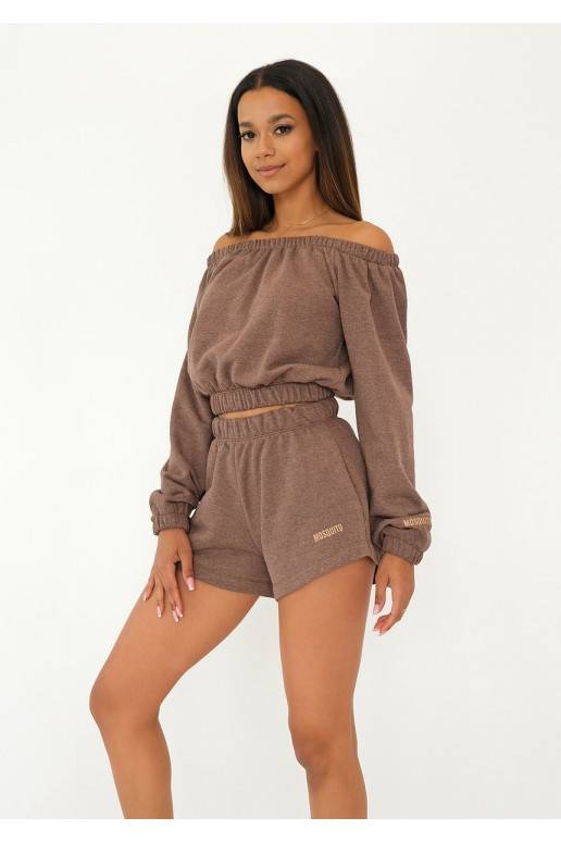 Roca - Melange cacao brown top Roca - Melange cacao brown top