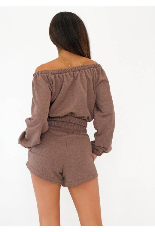 Roca - Melange cacao brown top Roca - Melange cacao brown top