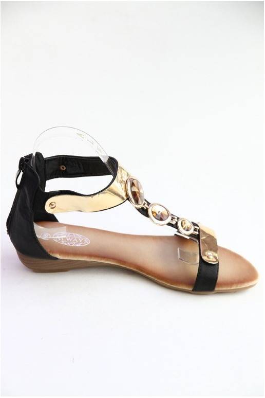 Sandals with gold color metallic... Sandals with gold color metallic...