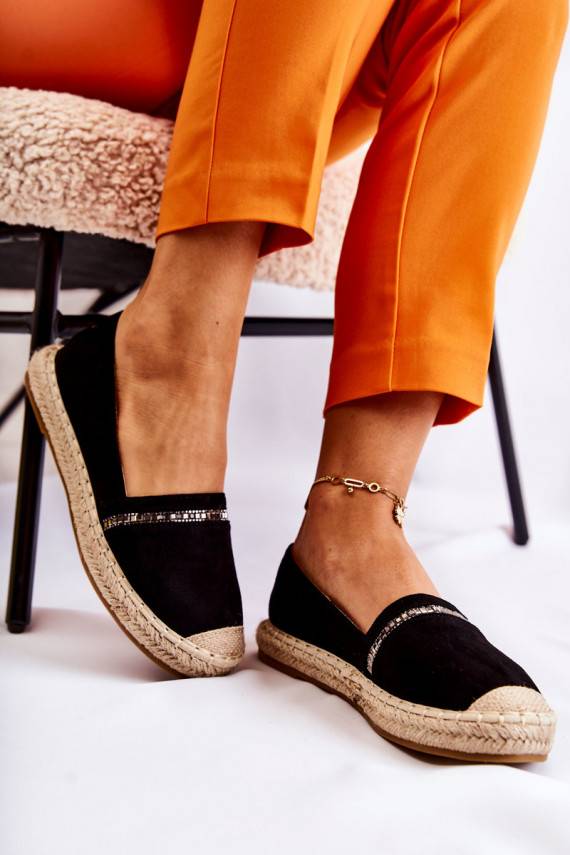 Classic Women's Slip-On Espadrilles Black Cersei