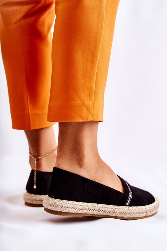 Classic Women's Slip-On Espadrilles Black Cersei