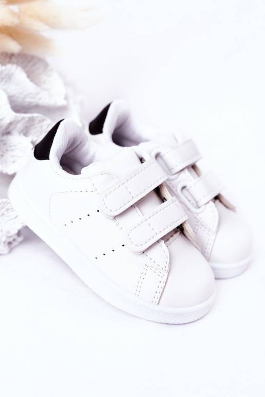 Children's Sneakers With Velcro White-Black California Children's Sneakers With Velcro White-Black California