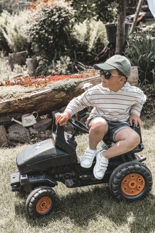 Children's Sneakers With Velcro White-Black California Children's Sneakers With Velcro White-Black California