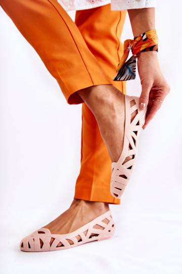 Women's Rubber Ballerinas Nude Indila 2