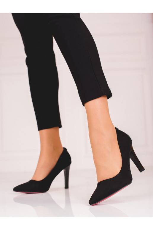 High-heeled shoes na wysokim obcasie Shelovet black