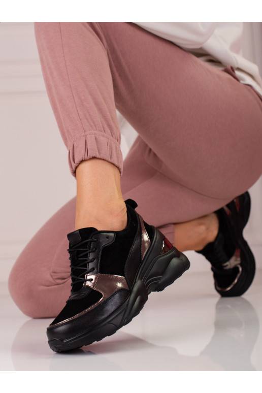 Sneakers model shoes   damskie black Shelovet