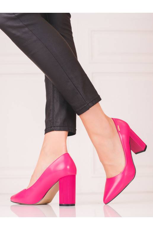 High-heeled shoes on the heel Shelovet fuksjowe