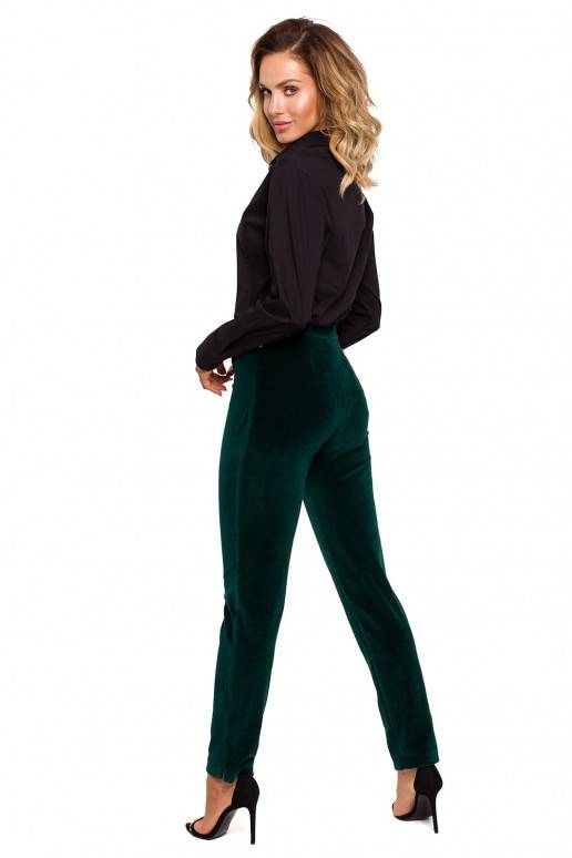 Veliūrinės žalios spalvos kelnės...