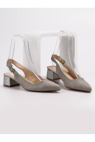 Shoes with shiny heels YL381G 2