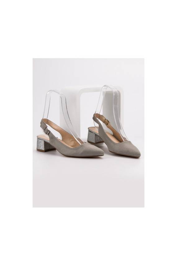 Shoes with shiny heels YL381G