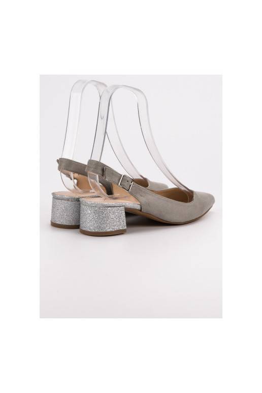 Shoes with shiny heels YL381G