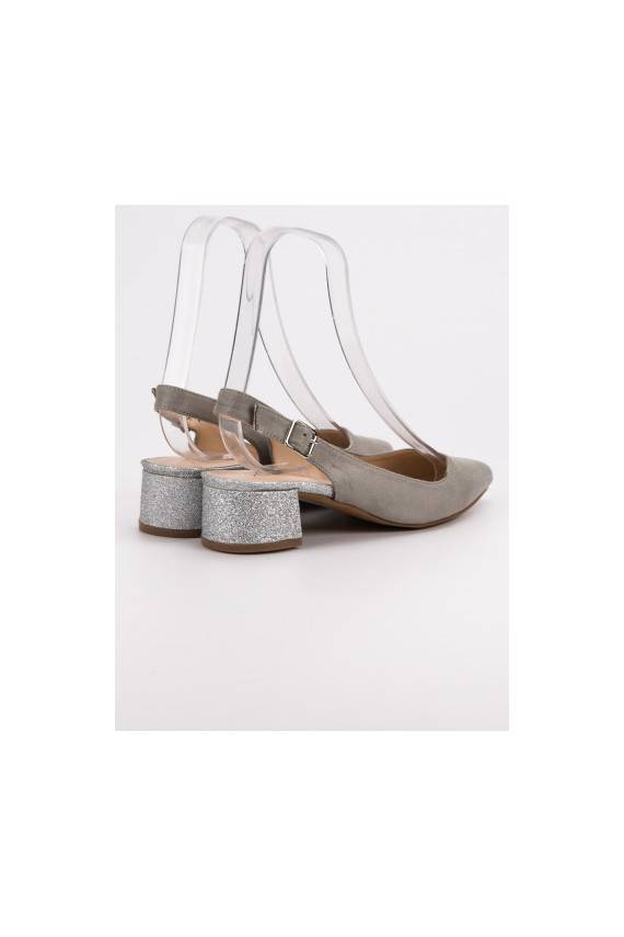 Shoes with shiny heels YL381G