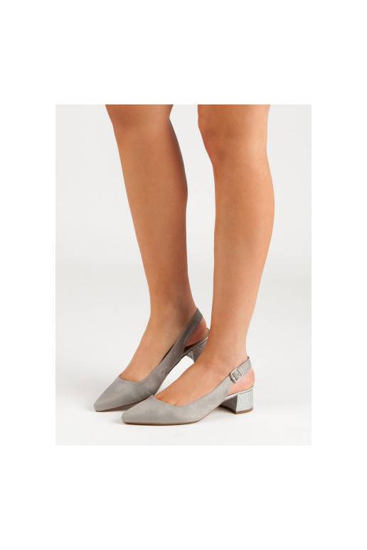 Shoes with shiny heels YL381G