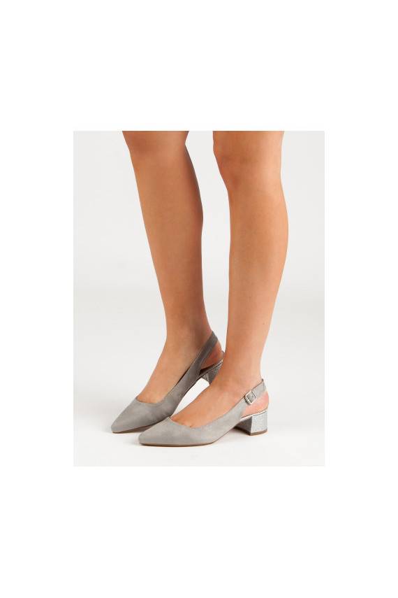 Shoes with shiny heels YL381G