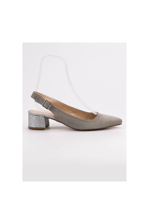 Shoes with shiny heels YL381G