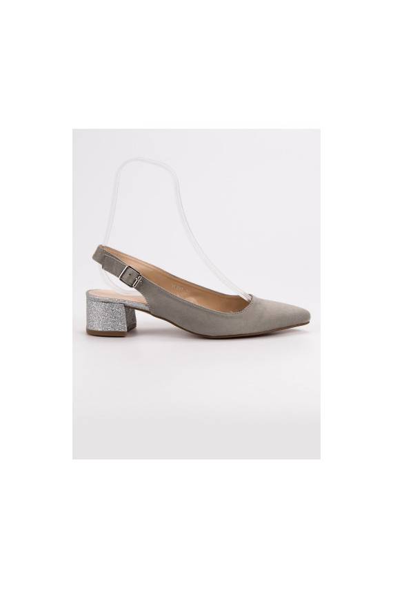 Shoes with shiny heels YL381G
